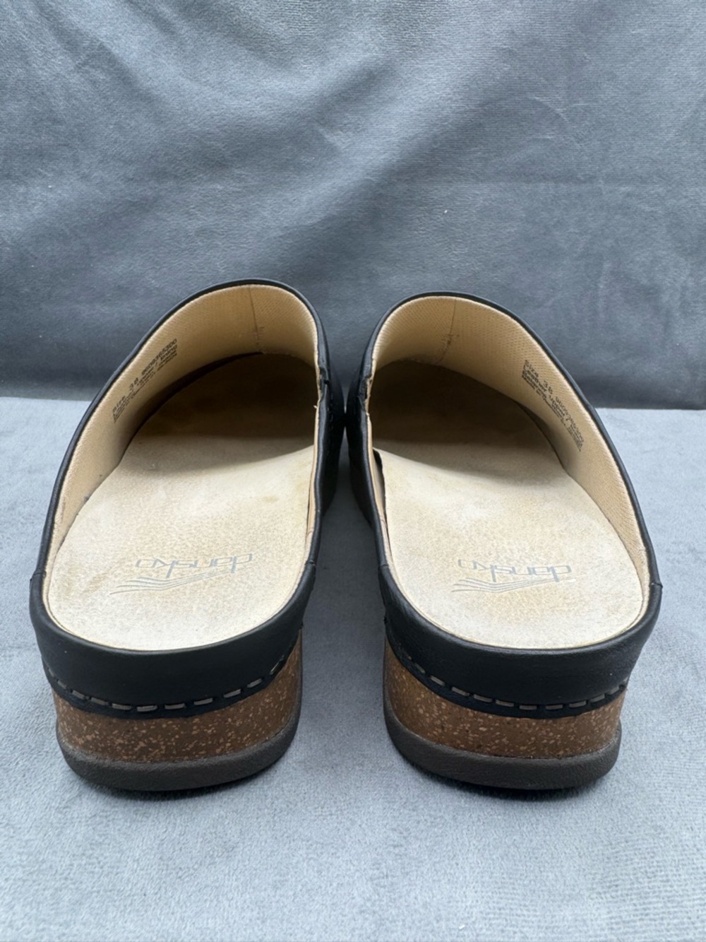 Dansko Mariella Mules Women’s Size 7.5 Black Leather Slip-On - Picture 10 of 14